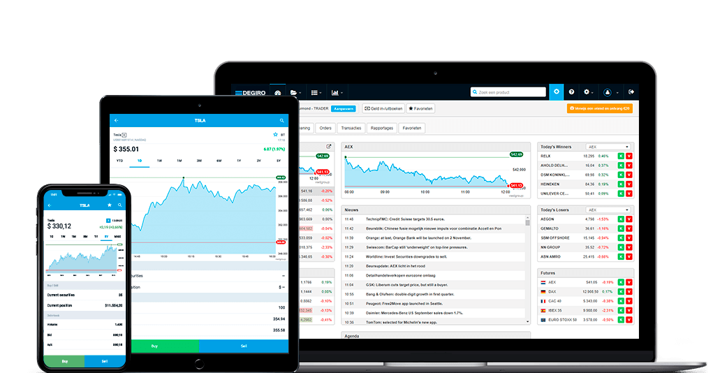Investir en bourse avec De Giro